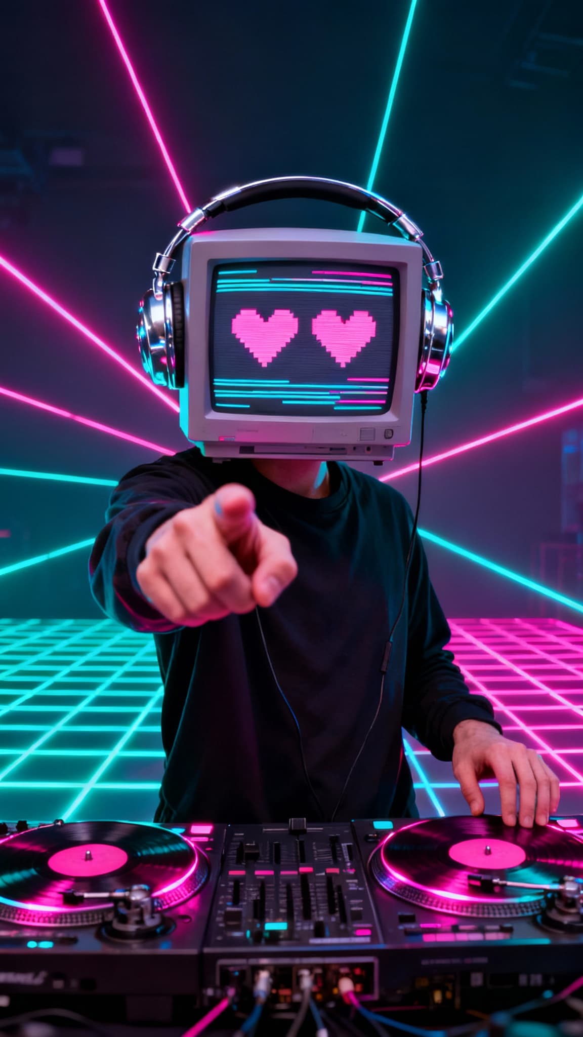 Retro CRT DJ preview